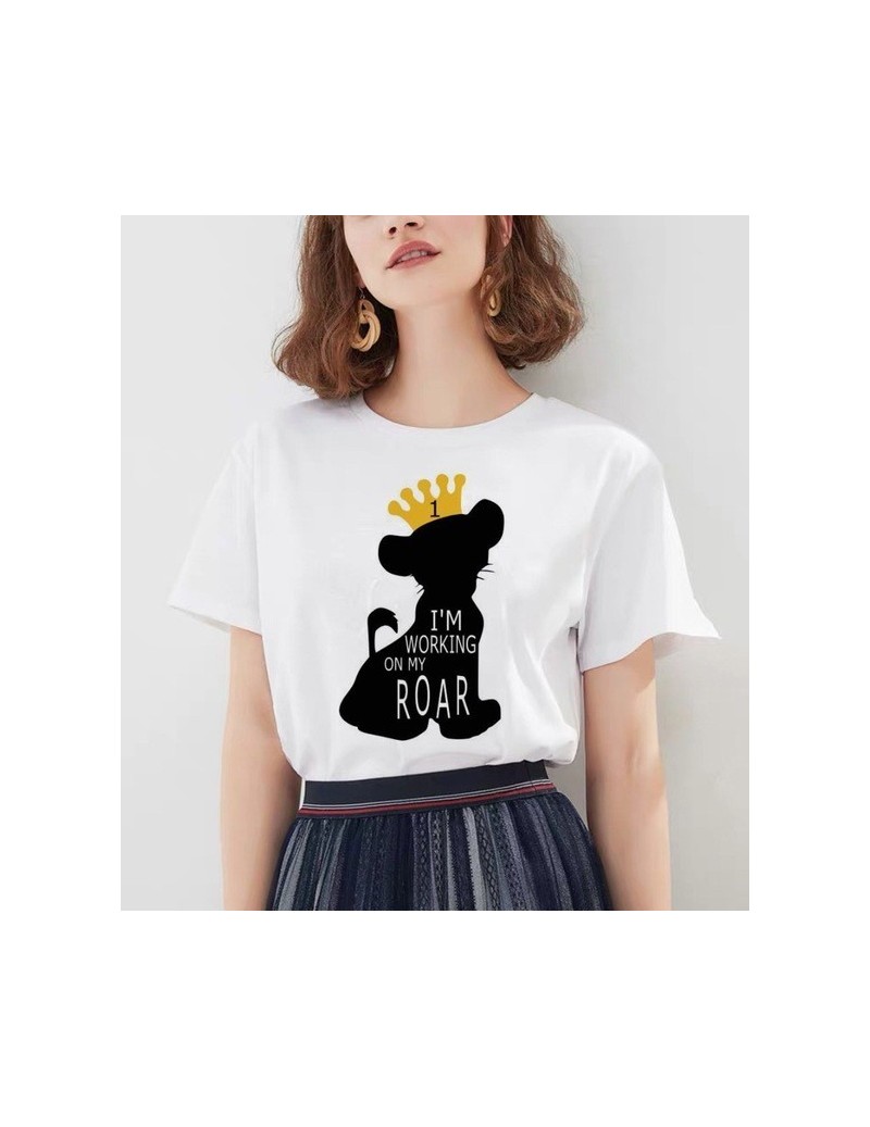 T-Shirts Hakuna Matata Shirt Women Harajuku Ullzang The Lion King T-shirt Femme Homme Summer Tshirt Fashion Top Tee Female T ...