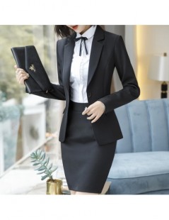 Pant Suits Elegant Black Pant Suits Women Business Work Jacket Trousers Fashion Casual Office Pants Blazer Set Female Clothin...