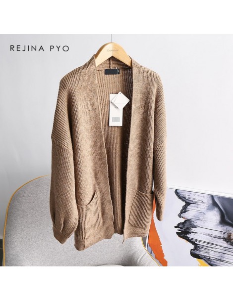 Cardigans Women Classic Merino Wool High Quality Solid Knitted Cardigans Ladies Elegant All-match Casual Open Stitch Sweater ...