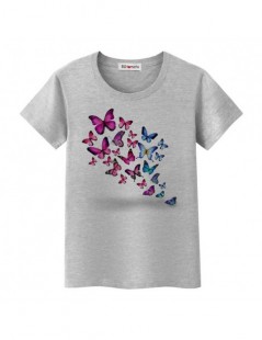 T-Shirts New style butterfly tshirt summer beautiful shirts colorful top tees brand new women t-shirt hot sale - 1 - 49398190...