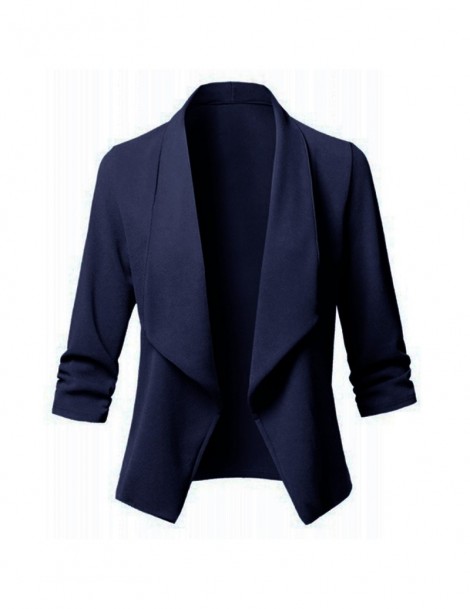Blazers 2018 Korean Style Lapel Long Sleeve Slim Blazer Suit Coat Women Blazer Basic Tops Elegant Office Lady Jacket Outwear ...