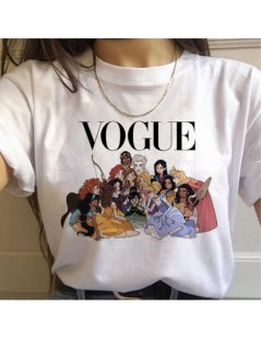 T-Shirts Vogue Princess Harajuku T Shirt Women 90s Graphic Ullzang Funny T-shirt Korean Style Cartoon Tshirt Fashion Cute Top...