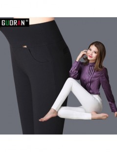 Pants & Capris 2018 winter warm Women Pencil Pants Candy Color High elasticity Female Skinny pants female trousers Leggings P...