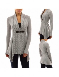 Cardigans Oversized women autumn winter long sleeve knitted sweater asymmetric long cardigan coat tops streetwear sweater plu...