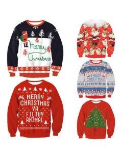 Pullovers Christmas Sweatershirt Men Women Santa Xmas Christmas Novelty Ugly Warm Sweater Female Tops Clothes New Arrival Sty...