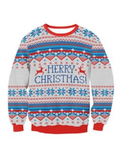 Pullovers Christmas Sweatershirt Men Women Santa Xmas Christmas Novelty Ugly Warm Sweater Female Tops Clothes New Arrival Sty...