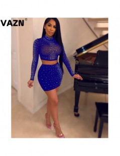 Women's Sets New arrival 2019 summer sexy lady 3color long set full sleeve set young girl casual chic new set - Blue - 5K1112...
