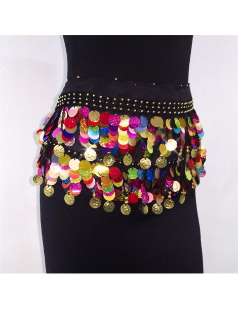 Skirts Sexy Sequined Bandage Mini Skirt Women High Wiast Two Wearing Styles Tassel Coins Summer Beach Super Short Skirts - zi...