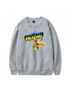 Hoodies & Sweatshirts Software Hot Long Sleeves Round Neck Harajuku Sweatshirts 2019 New Pikachu Print Men/Women Casual Cloth...