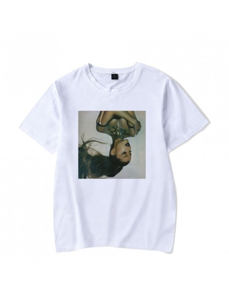 T-Shirts 2019 new Ariana Grande Print Casual T-shirts Women Men Clothes 2019 Hot Sale Tops Short Sleeve Kpop T-Shirts Plus Si...