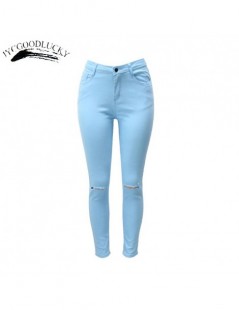 Jeans Ripped Jeans For Women With High Waist 2017 Jeans Woman Slim Tight Skinny Women Jeans Female Hot Plus Size Women Clothi...