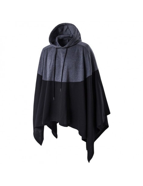 Hoodies & Sweatshirts Women Hoodie Oversize Hip Hop Hooded Streetwear Gothic Gray Patchwork Hipster BF Style Plus Size Tops A...