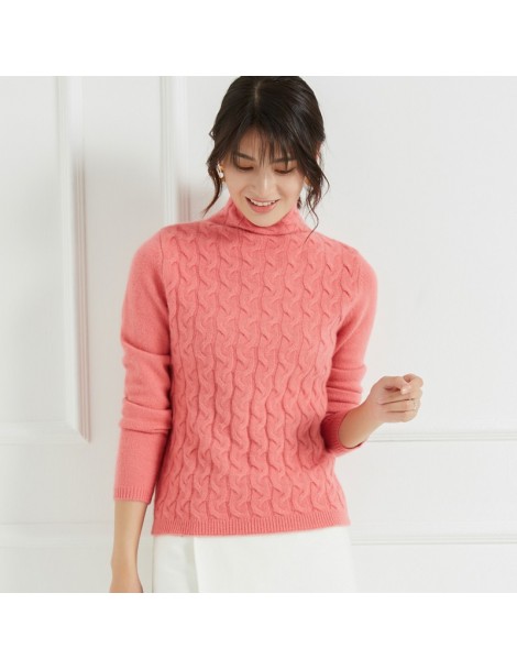 Pullovers 2019 thickening high collar cashmere sweater women sweater cashmere pullover sweater coat - Red - 403956298935-8 $2...