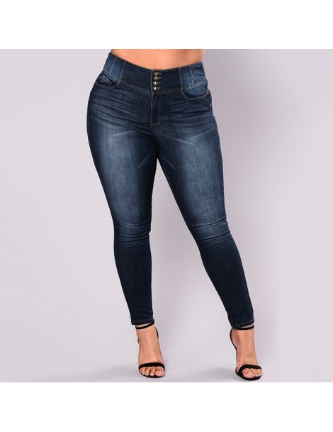 5XL Plus Size Women Jeans Feminino Casual Push Up Denim Jeans Strech High Waist Winter Skinny Pants Slim Fit Bodycon Trouser...