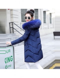 Parkas Big Fur 2019 New Arrival Womens Winter Jackets Hooded Warm Thicken Female Coat Jacket Long Cotton Padded Parka Chaquet...
