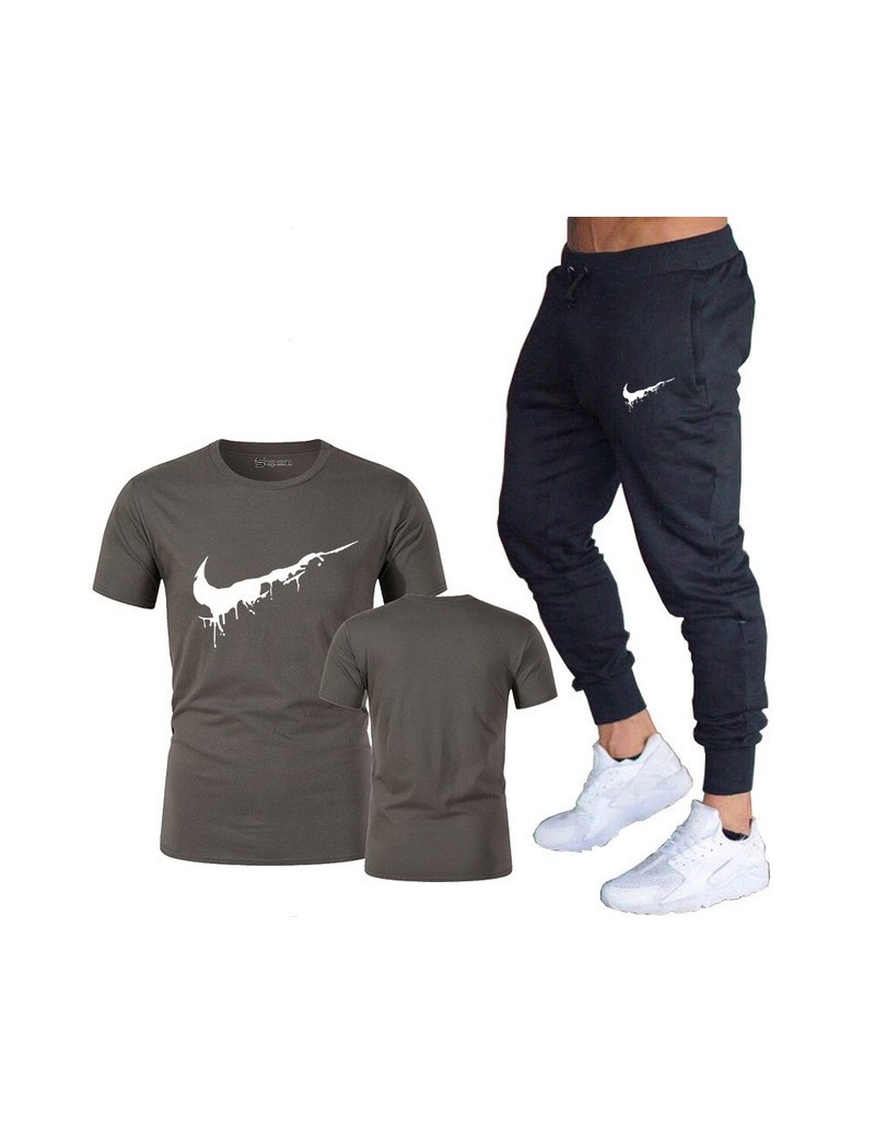 T-Shirts Summer new ladies T-shirt + pants two-piece casual sports ladies gym fitness trousers 2019 ladies classic brand - Ca...