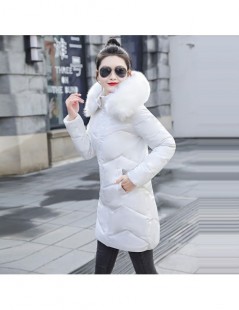 Parkas Big Fur 2019 New Arrival Womens Winter Jackets Hooded Warm Thicken Female Coat Jacket Long Cotton Padded Parka Chaquet...