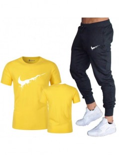 T-Shirts Summer new ladies T-shirt + pants two-piece casual sports ladies gym fitness trousers 2019 ladies classic brand - Ca...