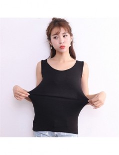 Tank Tops Women Big Size Tank Tops 2XL-6XL Modal Female Summer Solid Casual Vest Black Sleeveless Fitness Leisure Lady Camiso...