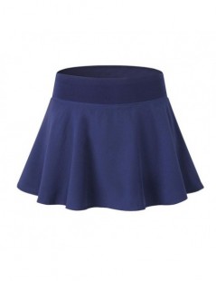 Shorts 2019 sports quick-drying sports skirt built-in shorts women's shorts skirt - Navy Blue - 5W111185967454-3 $12.48
