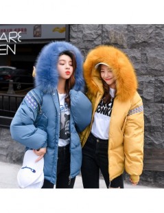 Parkas Beige long sleeve with zipper ribbon casual thick parka overcoat Winter warm fashion outerwear bread coats 2019 7 colo...