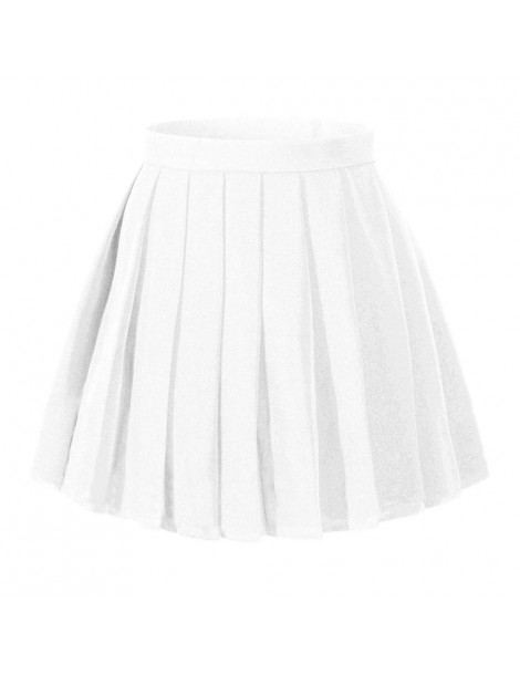 Skirts Women High Waist Pleated Skirt Mini Skirts Girl School Uniform Plaid Skirt Cosplay Costumes - Dark gray - 4I3066173332...