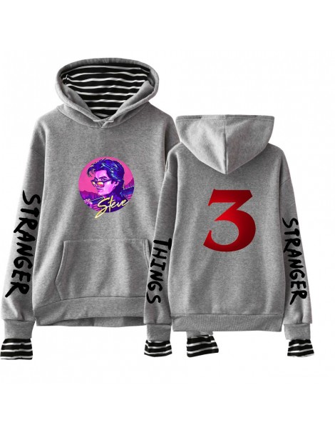 Hoodies & Sweatshirts New Stranger things 3 fake Two Pieces Hoodies Sweatshirts Women sweatshirt Kpop fashion sala Style Pull...