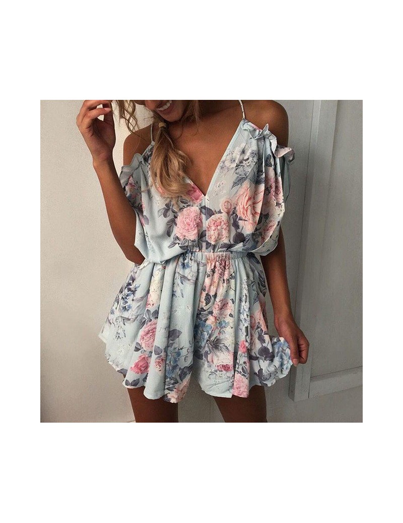 2018 Fashion Women Jumpsuits Rompers Casual European Style Summer Playsuits Elegant Harajuku Vintage Clothing Sexy - Style S...