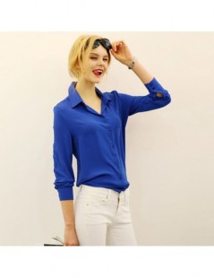 Blouses & Shirts 5 Colors Work Wear 2016 Women Shirt Chiffon Blusas Femininas Tops Elegant Ladies Formal Office Blouse Plus S...