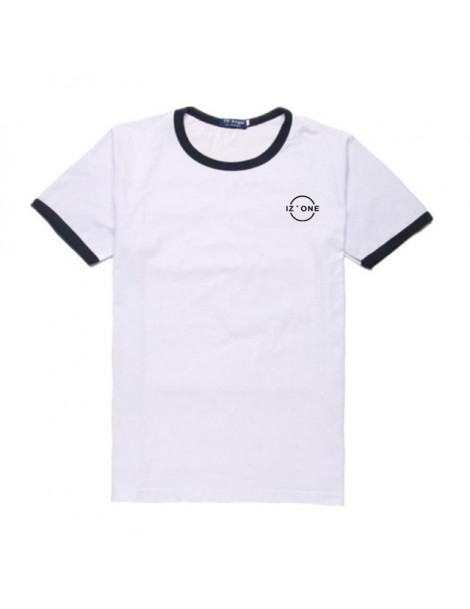 T-Shirts Kpop IZONE Debut Concert Fashion Tee NAKO YABUKI KIM CHAE WON Support Cotton T-Shirt Loose Tshirt for Men and Women ...