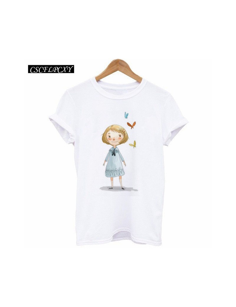T-Shirts Camisetas Mujer 2017 Summer Tops Tee Shirt Women T shirt Cartoon Rabbit Animal Print Tshirt Femme Short sleeve White...