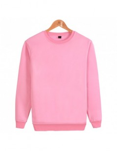 Hoodies & Sweatshirts 2018 Fashion Solid Hoodies men/women Casual Harajuku Red Sweatshirt men/women Solid Pullovers Pink Warm...