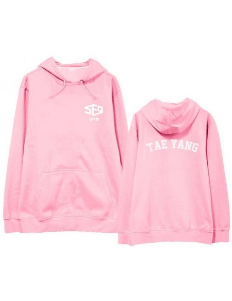 Hoodies & Sweatshirts New arrival sf9 sensational feeling 9 member name printing pink sweatshirt for kpop fans unisex zuho ta...