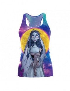 Tank Tops 2019 The Nightmare Before Christmas Tank Top for Women Corpse Bride Gothic Style Halloween Sleeveless Vest - WDBS10...
