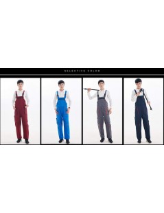 Jumpsuits 2018 Men&Women Bib Overalls Work Clothing Protective Coverall Repairman Strap Jumpsuits Working Uniforms Sleeveless...