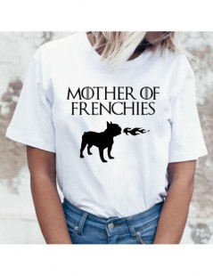 T-Shirts French Bulldog T Shirt Women female t-shirt top tee shirts femme cartoon Harajuku kawaii korean Funny ulzzang clothe...