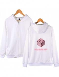 Hoodies & Sweatshirts Korean Black Pink KPOP blackpink Women Hoodies Sweatshirts LISA Letter Printed Long Sleeve Zipper Hoode...