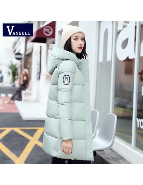 Parkas Women Winter Long Coats Hooded Thick Warm Jackets Ladies Elegant Slim Coat Pockets Fashion Parka Autumn Outwear 2018 -...