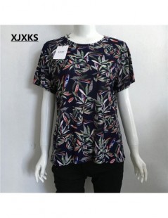 T-Shirts Middle Aged Women Tops Aesthetic High Quality Summer Top Tee Shirt Femme Camisas Mujer Print Women T Shirt - 2 - 4T4...