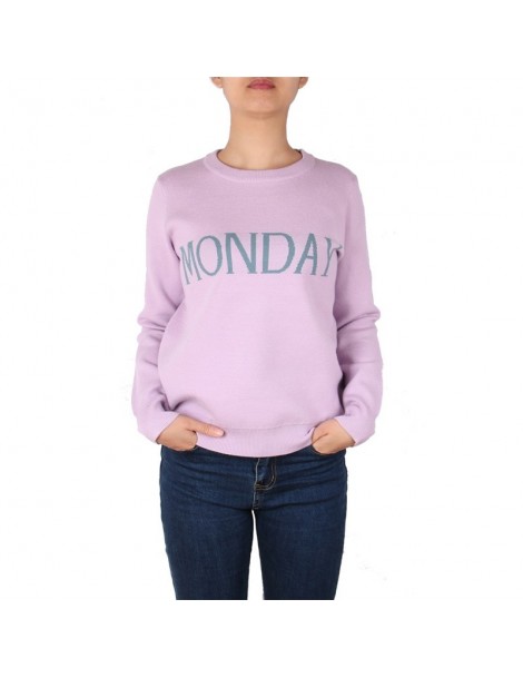 Pullovers Fashion Week Women Sweater Chic Knitting Jumper Monday Tuesday Wednesday Thursday Friday Saturday Sunday Runway Pul...
