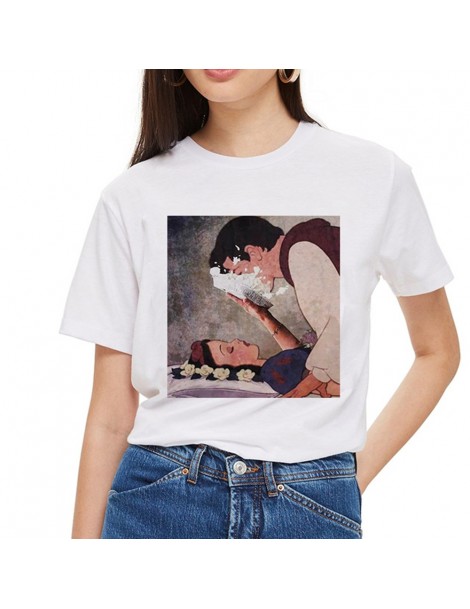 T-Shirts Women's Dark Snow White Harajuku T Shirt Funny Print Casual Short Sleeve Tshirt Girls Streetwear - 1024 - 4C41444895...