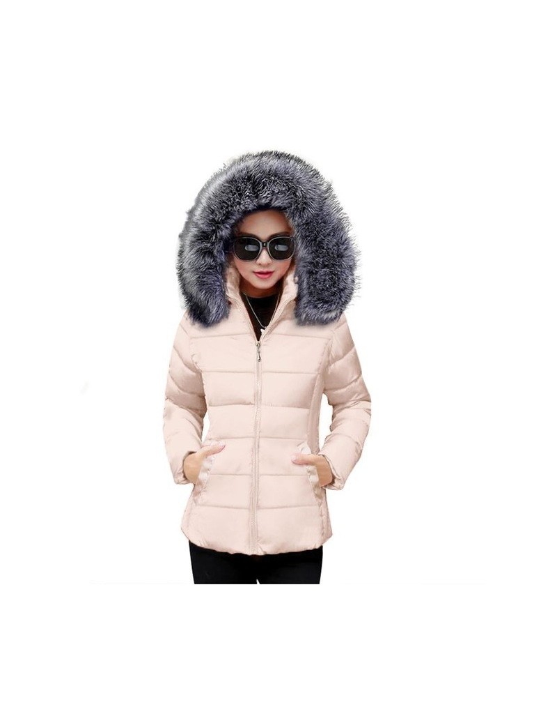 Winter Jacket Women New 2019 Winter Warm Down Jacket female White Parkas Artificial Fur Collar Big Size 5XL Women Winter Coa...