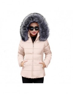 Parkas Winter Jacket Women New 2019 Winter Warm Down Jacket female White Parkas Artificial Fur Collar Big Size 5XL Women Wint...