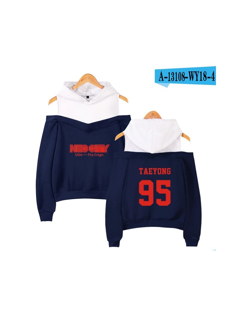 Hoodies & Sweatshirts Nct 127 Kpop Off Shoulder Hoodies Women Fashion Long Sleeve Hooded Sweatshirts 2019 Hot Sale Casual Tre...