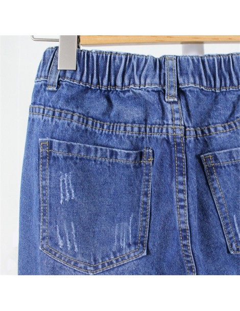 Jeans Harem jeans for woman high waist Casual Retro blue plus size blue Ankle Length denim Trousers for women 5XL - light blu...