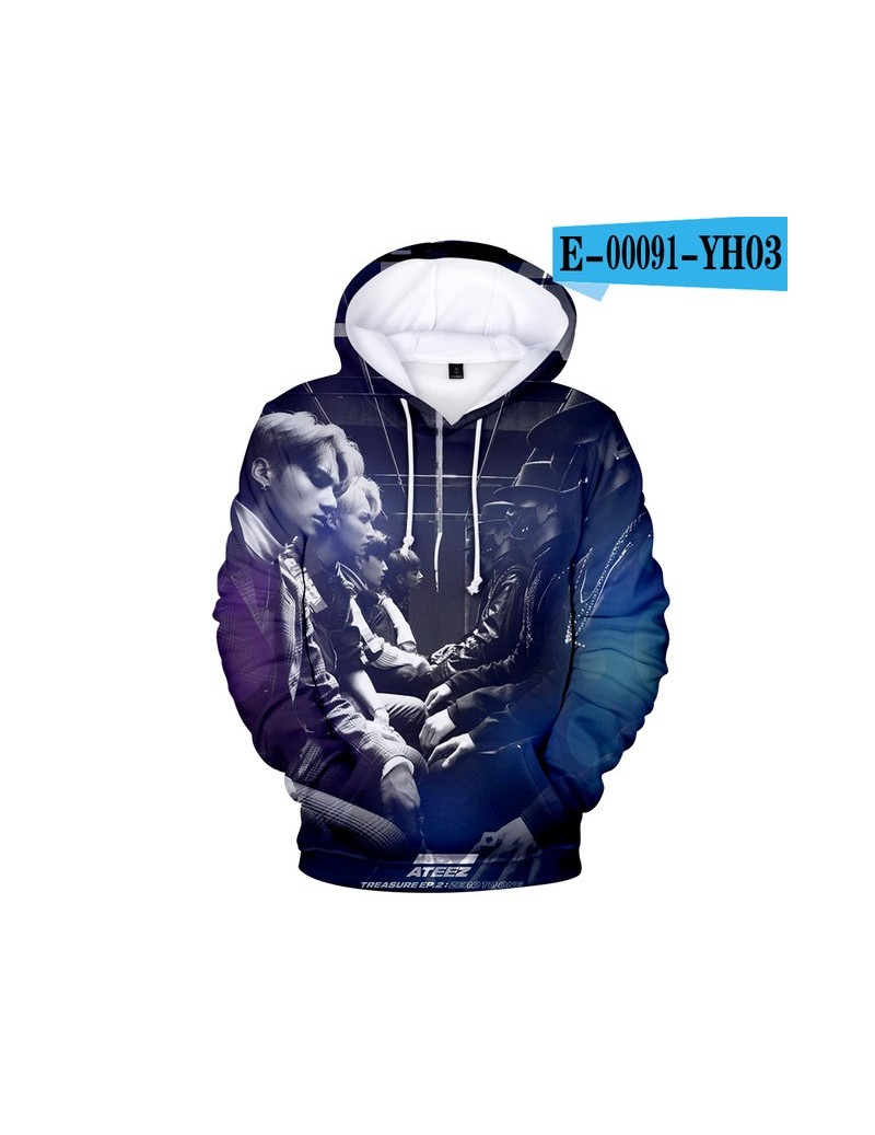 Hoodies & Sweatshirts ATEEZ 3D Printing Hoodies Sweatshirt 2019 new casual fashion hoodies men women sweatshirt high street K...