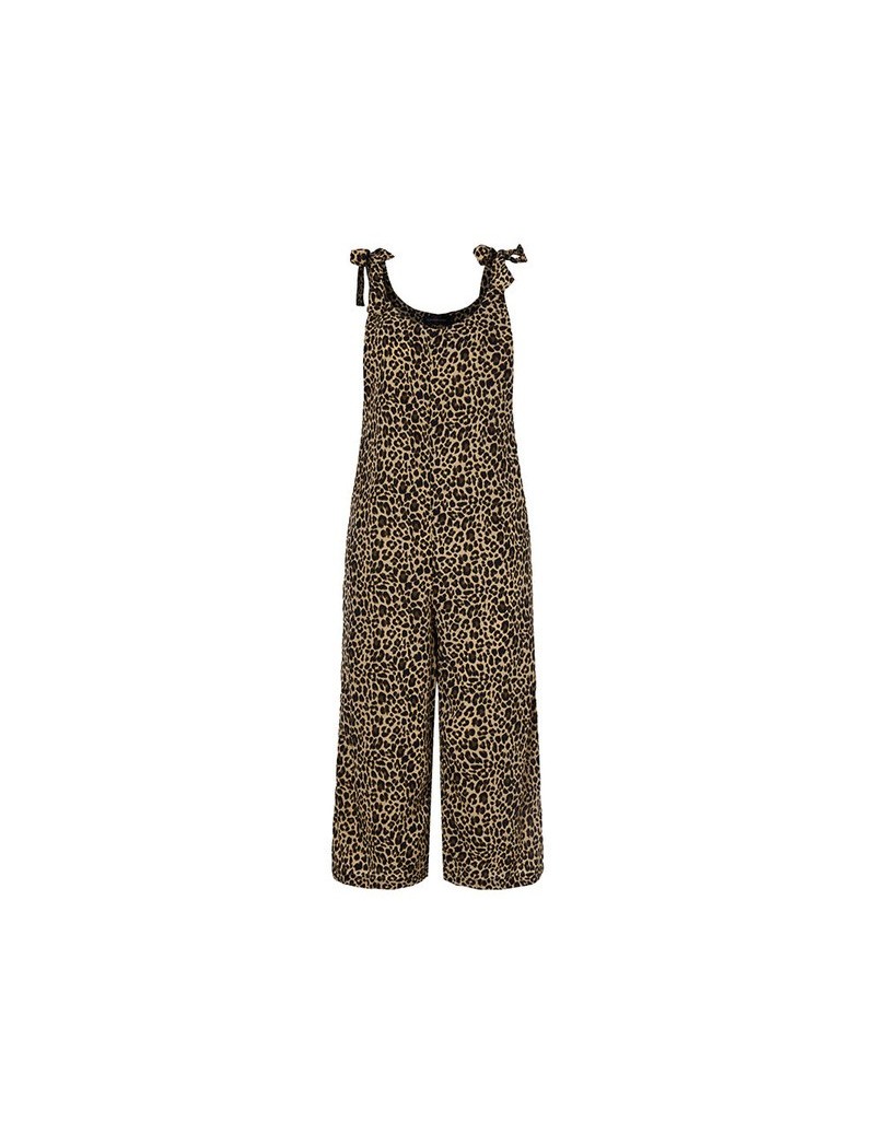 Oversized Rompers Women Vintage Leopard Printed Jumpsuits 2019 Summer Female Casual Long Overalls Loose Harem Pants S-5XL - ...
