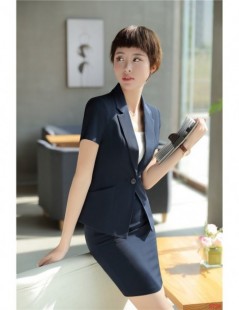 Skirt Suits Formal Ladies Skirt Suits for Women Business Suits Summer Blazer and Jacket Sets Work Wear Office Uniform Designs...