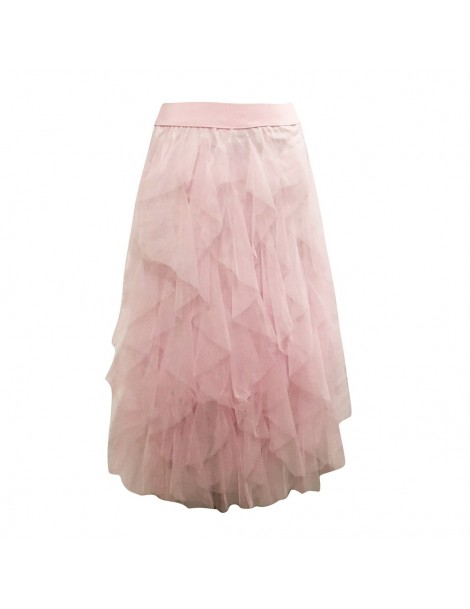 Skirts long skirts for women a-line skirt Womens High Quality Pleated Gauze Princess Mesh Skirt Adult Tutu Dancing Skirt T724...