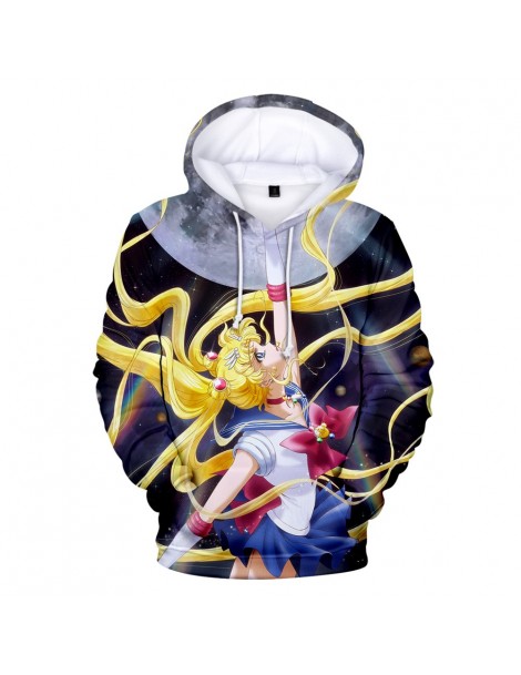 Hoodies & Sweatshirts Sailor Moon Hoodies Women 2019 Fashion Sweatshirts Long Sleeve Rainbow Hoodies 3D Female Tracksuits Spo...